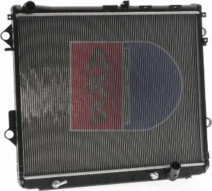 AKS Dasis 210221N - Radiator, engine cooling autospares.lv