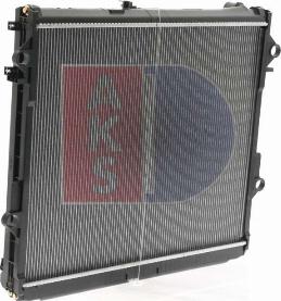 AKS Dasis 210221N - Radiator, engine cooling autospares.lv