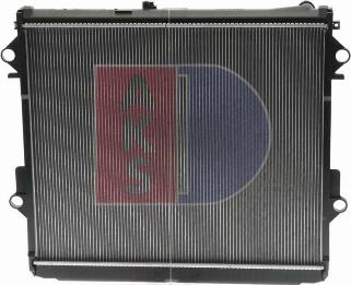 AKS Dasis 210221N - Radiator, engine cooling autospares.lv