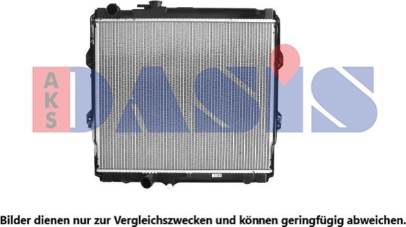 AKS Dasis 210223N - Radiator, engine cooling autospares.lv