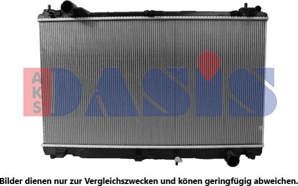 AKS Dasis 210279N - Radiator, engine cooling autospares.lv