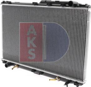 AKS Dasis 211910N - Radiator, engine cooling autospares.lv