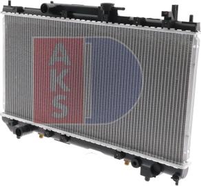 AKS Dasis 211980N - Radiator, engine cooling autospares.lv