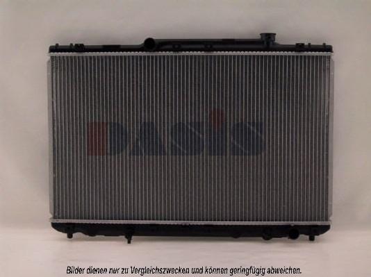 AKS Dasis 211590N - Radiator, engine cooling autospares.lv