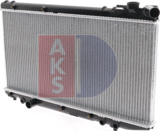 AKS Dasis 211260N - Radiator, engine cooling autospares.lv