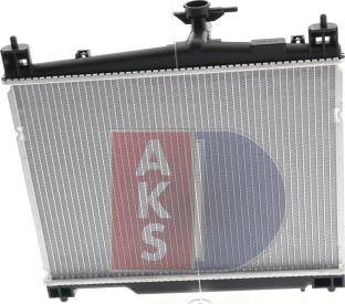 AKS Dasis 211700N - Radiator, engine cooling autospares.lv