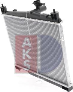 AKS Dasis 211700N - Radiator, engine cooling autospares.lv