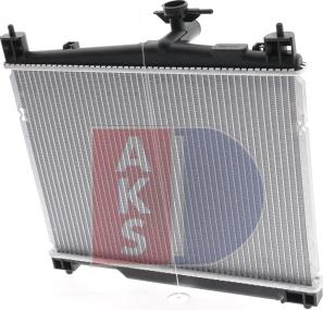 AKS Dasis 211700N - Radiator, engine cooling autospares.lv