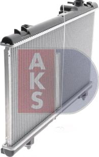 AKS Dasis 213450N - Radiator, engine cooling autospares.lv