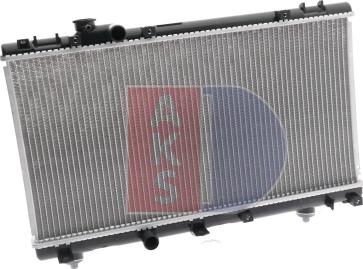 AKS Dasis 213450N - Radiator, engine cooling autospares.lv