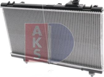 AKS Dasis 213450N - Radiator, engine cooling autospares.lv