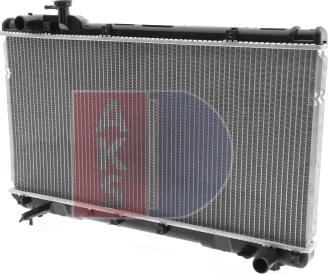 AKS Dasis 213470N - Radiator, engine cooling autospares.lv