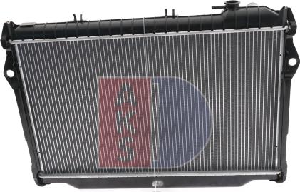 AKS Dasis 213830N - Radiator, engine cooling autospares.lv