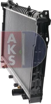 AKS Dasis 213830N - Radiator, engine cooling autospares.lv