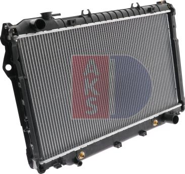 AKS Dasis 213830N - Radiator, engine cooling autospares.lv