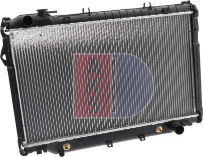 AKS Dasis 213830N - Radiator, engine cooling autospares.lv