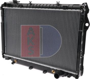 AKS Dasis 213830N - Radiator, engine cooling autospares.lv