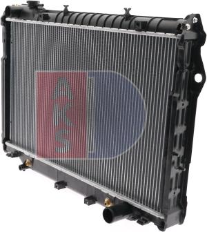 AKS Dasis 213830N - Radiator, engine cooling autospares.lv