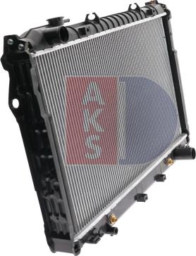 AKS Dasis 213830N - Radiator, engine cooling autospares.lv