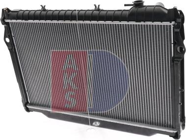 AKS Dasis 213830N - Radiator, engine cooling autospares.lv