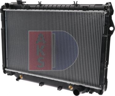 AKS Dasis 213830N - Radiator, engine cooling autospares.lv