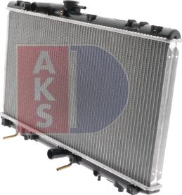 AKS Dasis 213230N - Radiator, engine cooling autospares.lv