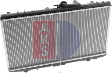 AKS Dasis 213230N - Radiator, engine cooling autospares.lv