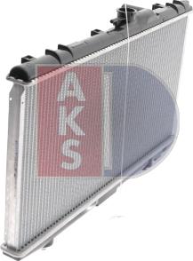 AKS Dasis 213230N - Radiator, engine cooling autospares.lv