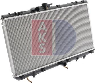 AKS Dasis 213230N - Radiator, engine cooling autospares.lv