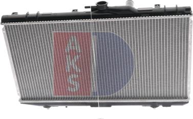 AKS Dasis 213230N - Radiator, engine cooling autospares.lv