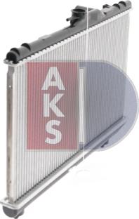 AKS Dasis 213750N - Radiator, engine cooling autospares.lv