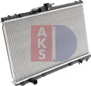 AKS Dasis 213750N - Radiator, engine cooling autospares.lv