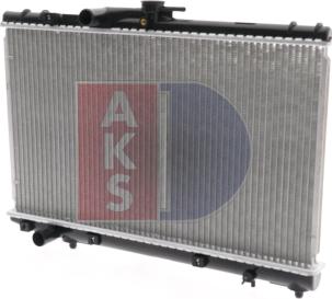 AKS Dasis 213750N - Radiator, engine cooling autospares.lv