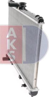 AKS Dasis 213750N - Radiator, engine cooling autospares.lv