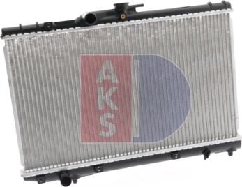 AKS Dasis 213750N - Radiator, engine cooling autospares.lv