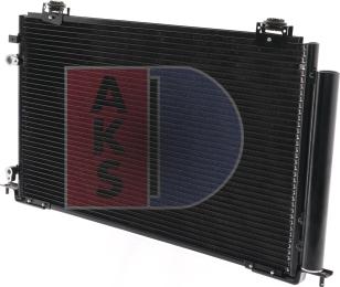 AKS Dasis 212041N - Condenser, air conditioning autospares.lv