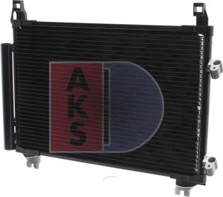 AKS Dasis 212055N - Condenser, air conditioning autospares.lv