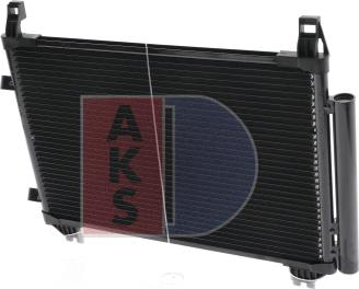 AKS Dasis 212055N - Condenser, air conditioning autospares.lv