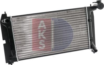 AKS Dasis 212031N - Radiator, engine cooling autospares.lv