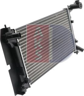 AKS Dasis 212031N - Radiator, engine cooling autospares.lv