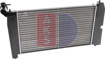 AKS Dasis 212031N - Radiator, engine cooling autospares.lv