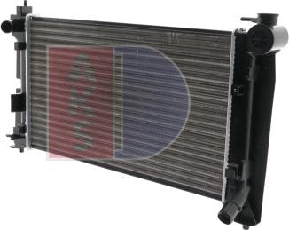 AKS Dasis 212031N - Radiator, engine cooling autospares.lv