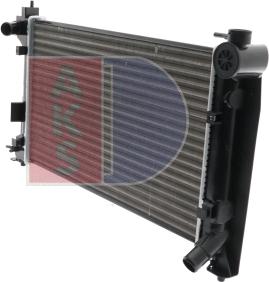 AKS Dasis 212031N - Radiator, engine cooling autospares.lv