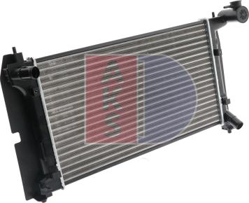 AKS Dasis 212031N - Radiator, engine cooling autospares.lv