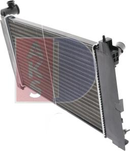 AKS Dasis 212031N - Radiator, engine cooling autospares.lv