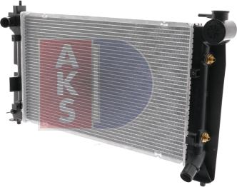 AKS Dasis 212029N - Radiator, engine cooling autospares.lv