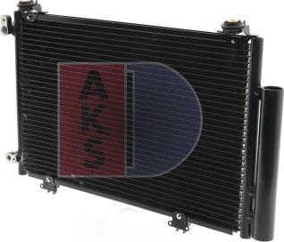 AKS Dasis 212800N - Condenser, air conditioning autospares.lv