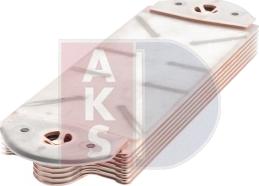 AKS Dasis 286006X - Oil Cooler, engine oil autospares.lv