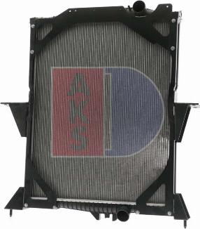 AKS Dasis 280009N - Radiator, engine cooling autospares.lv