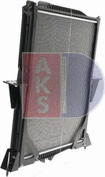 AKS Dasis 280009N - Radiator, engine cooling autospares.lv